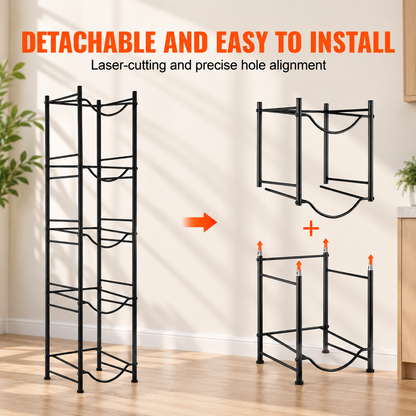 5-Tier Water Jug Storage Stand