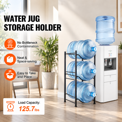 3-Tier Water Jug Storage Stand