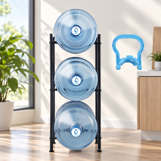 3-Tier Water Jug Storage Stand
