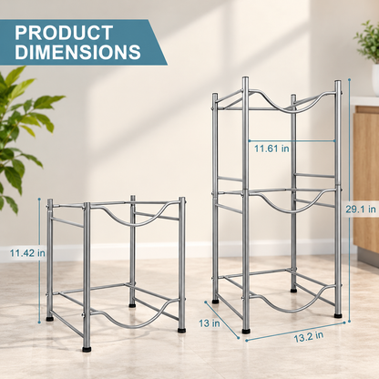 3-Tier Water Jug Storage Rack