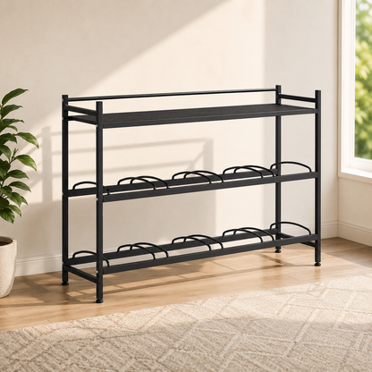 8-Jug Multi-Row Water Storage Rack