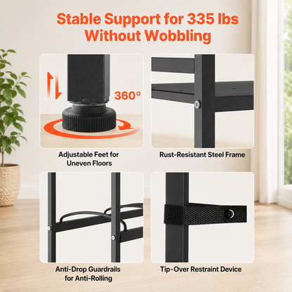 8-Jug Multi-Row Water Storage Rack
